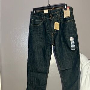 Levi's Men's Dark Blue Straight Jeans